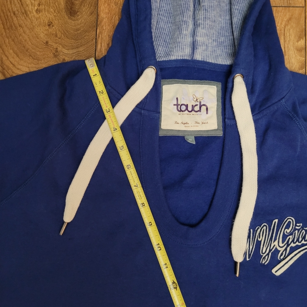🏈NY Giants Womans pullover 3/4 sleeve hoodie Touch by Alyssa Milano - Picture 11 of 16